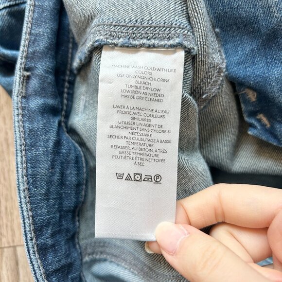 Free People We The Free No Boundaries Patchwork Flare Bell Bottom Jeans (26) - Picture 10 of 14